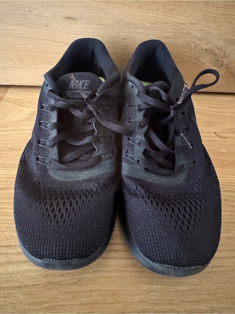 Nike Black Knit Athletic Sneakers
